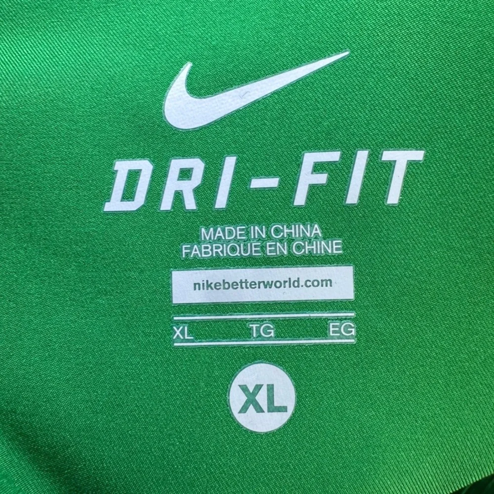 Nike NWT Dri-FIT Green Full Zip Training Track Jacket Men's gym athleisure XL